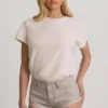 Lanori Low-Rise Hot Pants in Ecru Lanori Low-Rise Hot Pants in Ecru