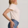 Lanori Low-Rise Hot Pants in Mid-Blue Lanori Low-Rise Hot Pants in Mid-Blue