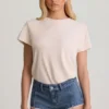 Lanori Low-Rise Hot Pants in Mid-Blue Lanori Low-Rise Hot Pants in Mid-Blue