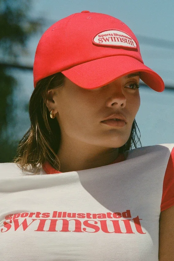 Lazise Logo Baseball Cap in Fiery Red Lazise Logo Baseball Cap in Fiery Red
