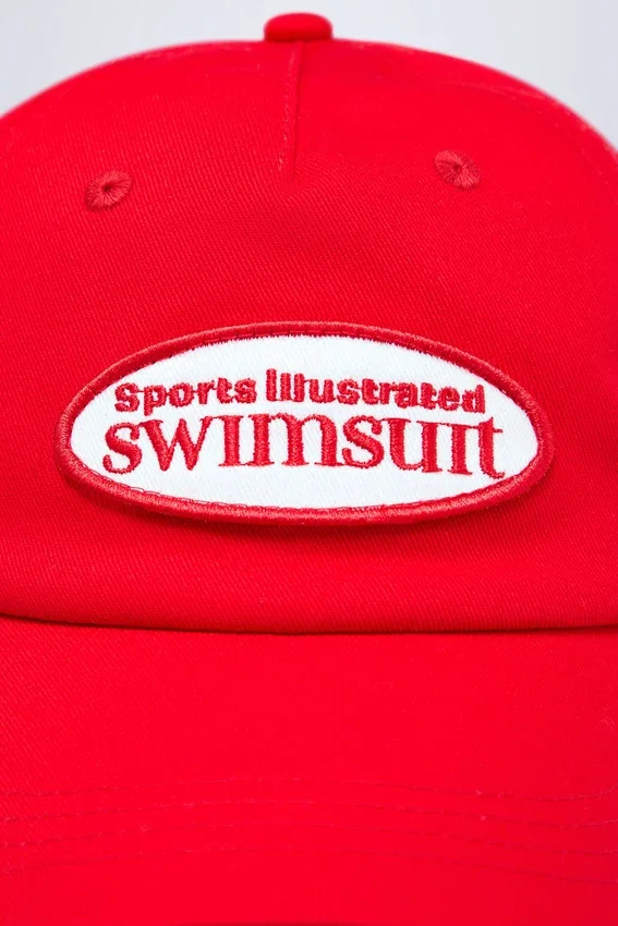 Lazise Logo Baseball Cap in Fiery Red Lazise Logo Baseball Cap in Fiery Red