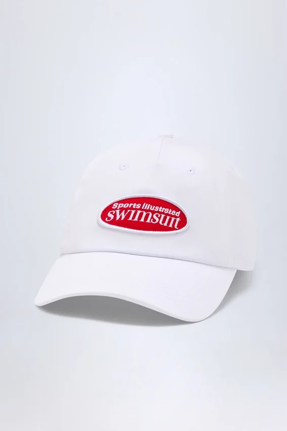 Lazise Logo Baseball Cap in White Lazise Logo Baseball Cap in White