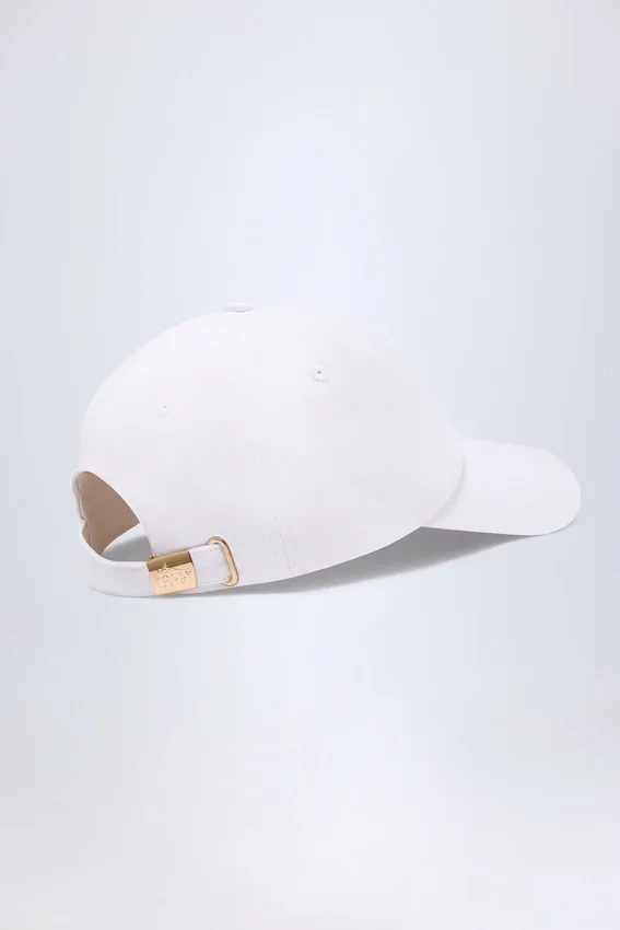 Lazise Logo Baseball Cap in White Lazise Logo Baseball Cap in White