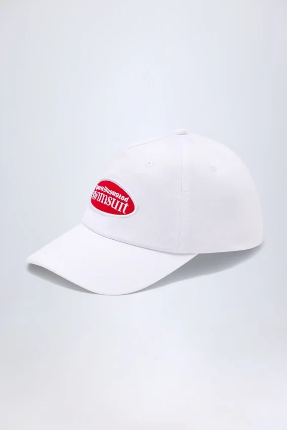 Lazise Logo Baseball Cap in White Lazise Logo Baseball Cap in White