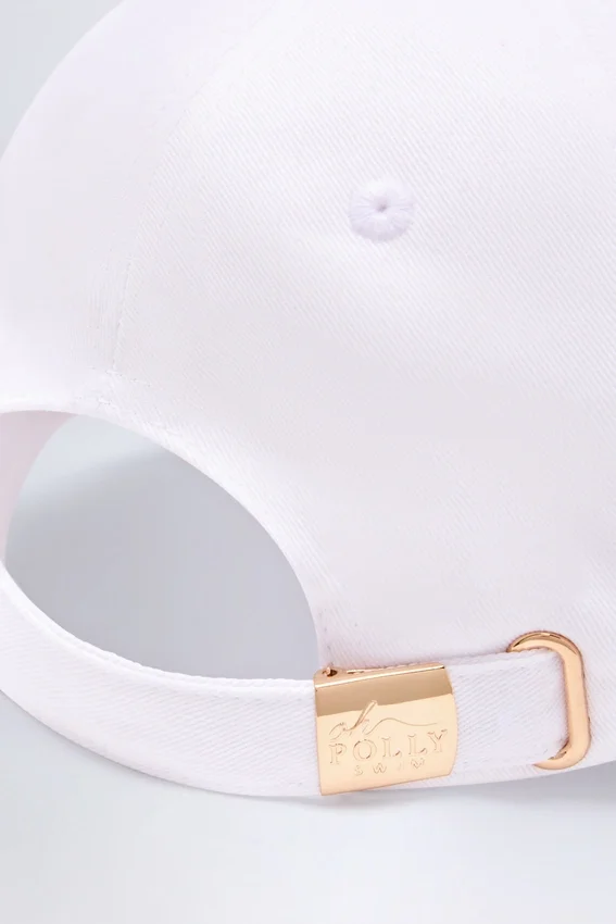 Lazise Logo Baseball Cap in White Lazise Logo Baseball Cap in White