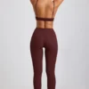 Linnea Petite Ribbed Modal High Waist Leggings in Espresso Linnea Petite Ribbed Modal High Waist Leggings in Espresso