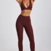 Linnea Petite Ribbed Modal High Waist Leggings in Espresso Linnea Petite Ribbed Modal High Waist Leggings in Espresso
