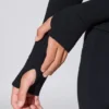 Long Sleeve Zip Up Jacket in Black Long Sleeve Zip Up Jacket in Black