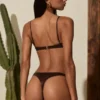 Aluna Underwired Bikini Top in Bronze Aluna Underwired Bikini Top in Bronze