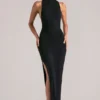 Mayda Sleeveless Maxi Dress  in Black