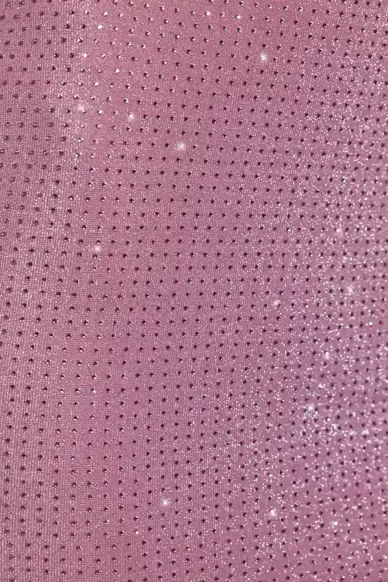 Odetta Embellished Strapless Crop Top in Light Pink Odetta Embellished Strapless Crop Top in Light Pink