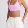 Mid-Rise Sweat Shorts in Eggshell Mid-Rise Sweat Shorts in Eggshell