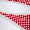 Morella Halterneck Bikini Top in Red Gingham Morella Halterneck Bikini Top in Red Gingham
