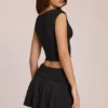 Evelique Mid-Rise Skort in Black Evelique Mid-Rise Skort in Black