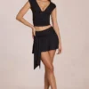 Evelique Mid-Rise Skort in Black Evelique Mid-Rise Skort in Black