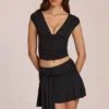 Evelique Mid-Rise Skort in Black Evelique Mid-Rise Skort in Black