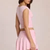 Evelique Mid-Rise Skort in Blossom Pink Evelique Mid-Rise Skort in Blossom Pink