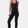 Open Back Define Luxe Unitard in Black Open Back Define Luxe Unitard in Black
