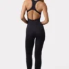 Open Back Define Luxe Unitard in Black Open Back Define Luxe Unitard in Black