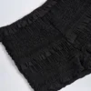 Orla Ruffled Mid-Rise Shorts in Black Orla Ruffled Mid-Rise Shorts in Black