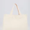 Oversized Canvas Tote Bag in Egg Shell Oversized Canvas Tote Bag in Egg Shell