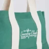 Oversized Canvas Tote Bag in Green Oversized Canvas Tote Bag in Green