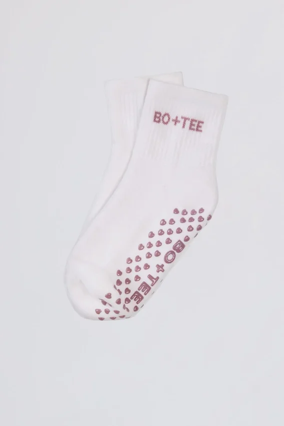 Pilates 2-Pack Socks Bundle in White Pilates 2-Pack Socks Bundle in White