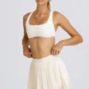 Pleated Tennis Skirt in White Pleated Tennis Skirt in White