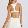 Pleated Tennis Skirt in White Pleated Tennis Skirt in White