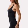 Racer Back Define Luxe Unitard in Black Racer Back Define Luxe Unitard in Black
