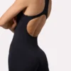 Racer Back Define Luxe Unitard in Black Racer Back Define Luxe Unitard in Black