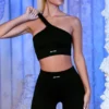 Ribbed Biker Shorts in Black Ribbed Biker Shorts in Black