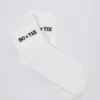Ribbed Crew Sock Bundle in White Ribbed Crew Sock Bundle in White