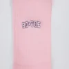 Ribbed Half-Crew Socks in Powder Pink Ribbed Half-Crew Socks in Powder Pink