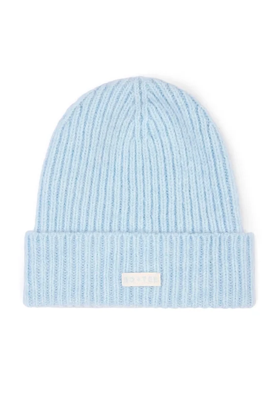 Ribbed Knit Beanie Hat in Powder Blue Ribbed Knit Beanie Hat in Powder Blue