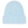 Ribbed Knit Beanie Hat in Powder Blue Ribbed Knit Beanie Hat in Powder Blue