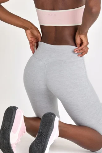 Soft Active Capri Leggings in Grey Marl Soft Active Capri Leggings in Grey Marl