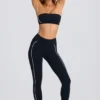 Soft Active Contrast Leggings in Black Soft Active Contrast Leggings in Black