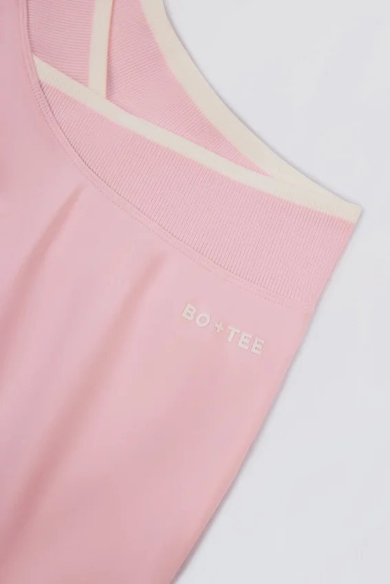 Soft Active Crossover Mini Skort in Powder Pink Soft Active Crossover Mini Skort in Powder Pink