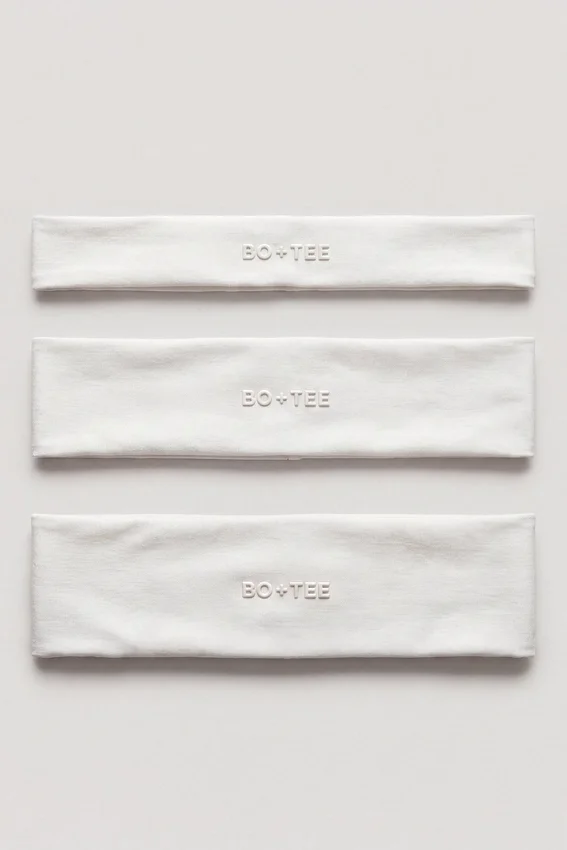 Soft Active Headband 3-Pack in Milk Soft Active Headband 3-Pack in Milk