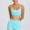 Soft Active Mini Shorts in Aqua Soft Active Mini Shorts in Aqua