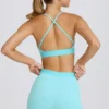 Soft Active Mini Shorts in Aqua Soft Active Mini Shorts in Aqua