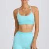 Soft Active Mini Shorts in Aqua Soft Active Mini Shorts in Aqua
