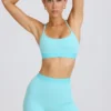 Soft Active Mini Shorts in Aqua Soft Active Mini Shorts in Aqua