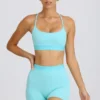 Soft Active Mini Shorts in Aqua Soft Active Mini Shorts in Aqua