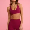 Soft Active Mini Shorts in Burgundy Soft Active Mini Shorts in Burgundy