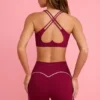 Soft Active Mini Shorts in Burgundy Soft Active Mini Shorts in Burgundy