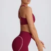 Soft Active Mini Shorts in Burgundy Soft Active Mini Shorts in Burgundy