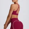Soft Active Mini Shorts in Burgundy Soft Active Mini Shorts in Burgundy