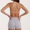 Soft Active Mini Shorts in Grey Marl Soft Active Mini Shorts in Grey Marl